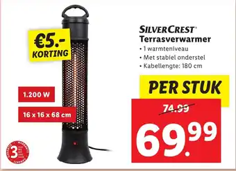Lidl SILVERCREST Terrasverwarmer aanbieding