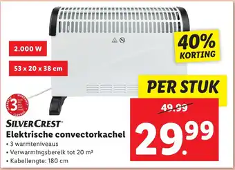 Lidl SILVERCREST Elektrische convectorkachel aanbieding