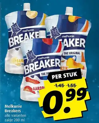 Boni Melkunie breakers aanbieding
