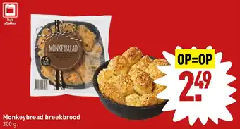 ALDI Monkeybread breekbrood 300g aanbieding