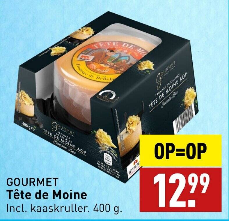 GOURMET Tête de Moine aanbieding bij ALDI