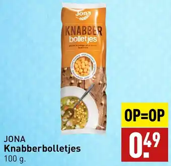 ALDI JONA Knabberbolletjes 100g aanbieding