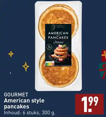 ALDI GOURMET American style pancakes aanbieding