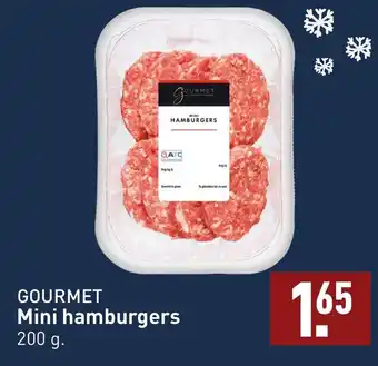 ALDI GOURMET Mini hamburgers 200 g aanbieding