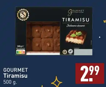 ALDI GOURMET Tiramisu 500g aanbieding