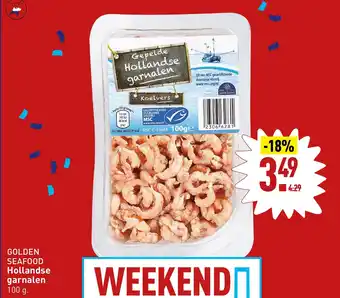 ALDI GOLDEN SEAFOOD Hollandse garnalen 100 g aanbieding