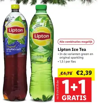 Lidl Lipton Ice Tea aanbieding