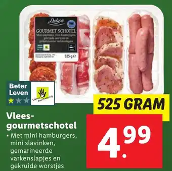 Lidl Vlees gourmetschotel 525g aanbieding