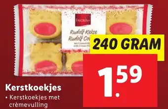 Lidl Kerstkoekjes 240g aanbieding