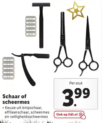 Lidl Schaar of scheermes aanbieding