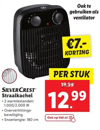 Lidl SILVERCREST Straalkachel aanbieding