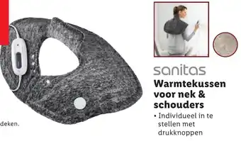 Lidl sanitas Warmtekussen voor nek & schouders aanbieding