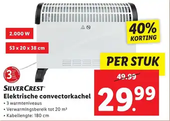 Lidl SILVERCREST Elektrische convectorkachel aanbieding