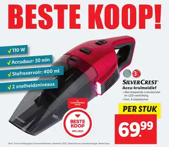 Lidl SILVERCREST Accu-kruimeldief aanbieding