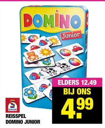 Big Bazar REISSPEL DOMINO JUNIOR aanbieding