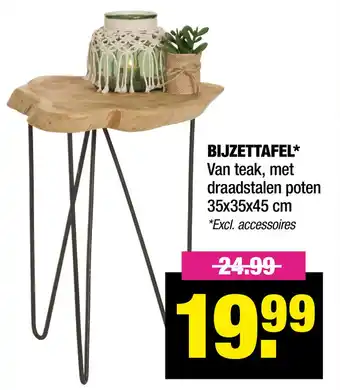 Big Bazar BIJZETTAFEL* aanbieding