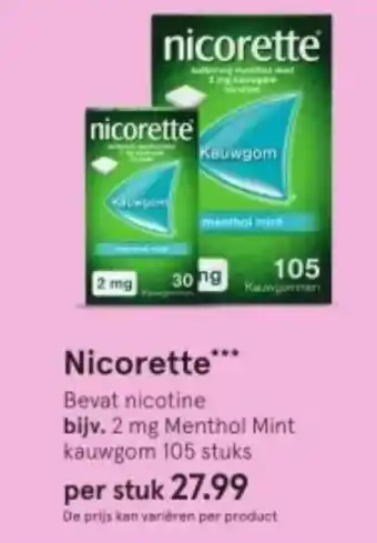 Etos Nicorette aanbieding