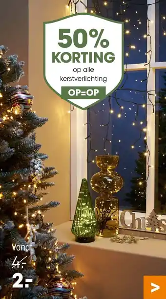 Kwantum alle kerstverlichting aanbieding