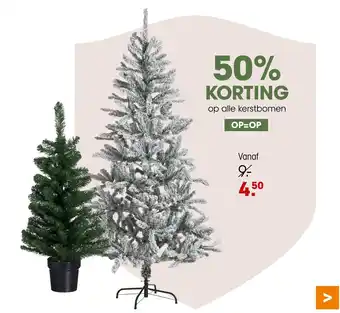 Kwantum alle kerstbomen aanbieding