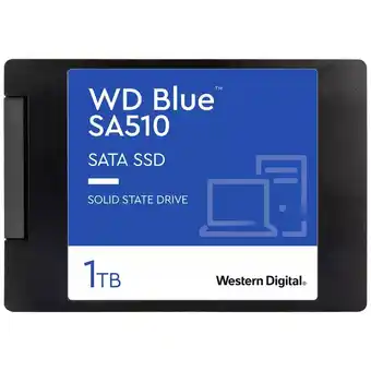 Conrad Western digital blue sa510 1 tb ssd harde schijf (2.5 inch) sata 6 gb/s retail wds100t3b0a aanbieding