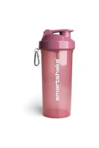 Amazon Smartshake glanzende lite protein shaker fles 1000 ml lekvrij bpa - geschenken voor mens womens gym shaker drinkfles voor eiw aanbieding