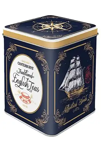 Amazon Nostalgic-art retro theedoos 100 g, traditioneel engelse thees cadeau-idee voor theeliefhebbers opslag voor losse thee en the aanbieding