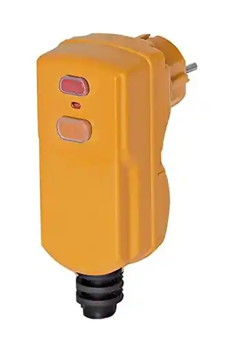 Amazon Brennenstuhl 1290651 waterdichte stekker (ip 55) met differentiële bescherming 10 ma, mannelijke stekker 230 v (2p+t) voor ka aanbieding