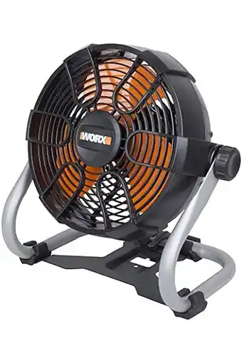 Amazon Worx wx095.9 ventilator 20 v (s/bat), 20 v, zwart/oranje aanbieding