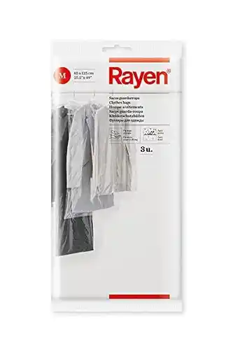 Amazon Rayen 6046 kledinghoezen, 3 stuks, 65 x 125 cm aanbieding