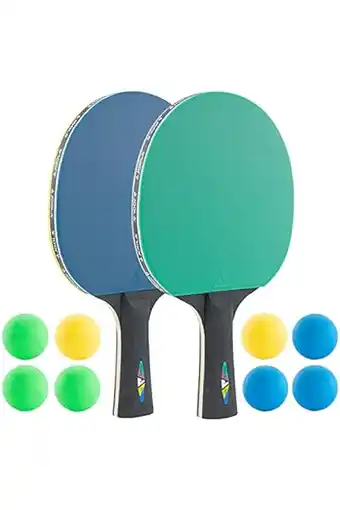 Amazon Joola colorato set rackets en ballen, unisex, meerkleurig aanbieding