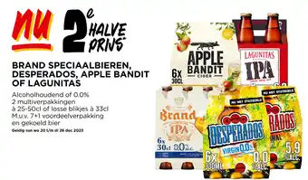 Jumbo BRAND SPECIAALBIEREN, DESPERADOS, APPLE BANDIT OF LAGUNITAS aanbieding