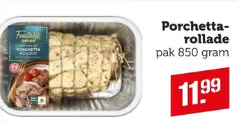 Coop Porchetta rollade pak 850 gram aanbieding