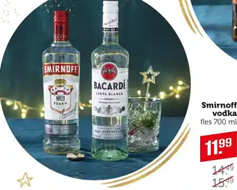 Coop Smirnoff vodka fles 700 ml aanbieding