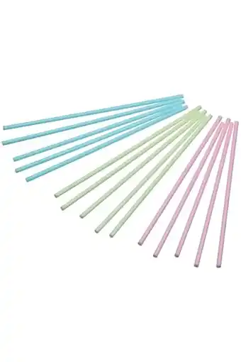 Amazon Sweetly does it kitchencraft cake pop sticks, kunststof, pastelkleuren, 15 cm, 60 stuks aanbieding