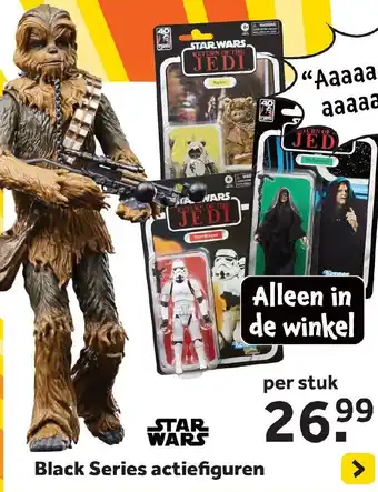 Intertoys STAR WARS Black Series actiefiguren aanbieding