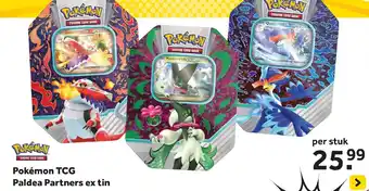 Intertoys Pokémon TCG Paldea Partners ex tin aanbieding