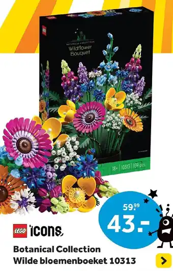 Intertoys Botanical Collection Wilde bloemenboeket 10313 aanbieding