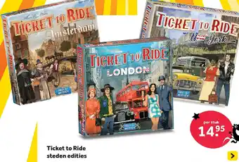 Intertoys Ticket to Ride steden edities aanbieding