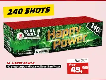 Tuincentrum de Driesprong 14. HAPPY POWER aanbieding