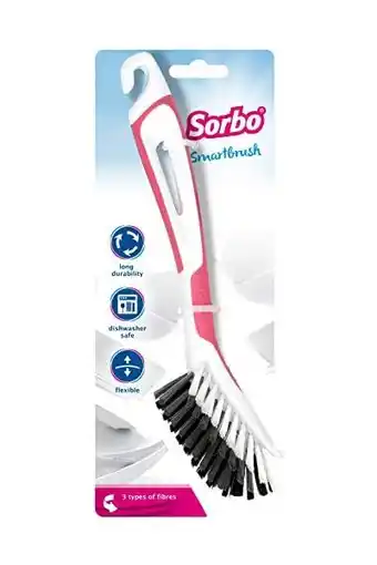 Amazon Sorbo smartbrush, afwasborstel, afwasborstel met antislip softgrip handvat, duurzaam, duurzaam, hittebestendig en vaatwasmach aanbieding