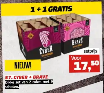 Tuincentrum de Driesprong 57. CYBER+ BRAVE aanbieding