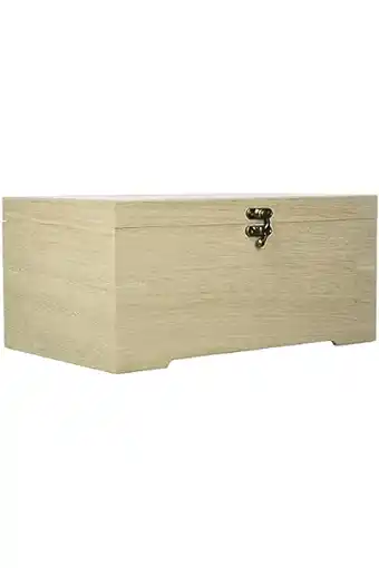 Amazon Rayher hobby 62196000 houten kist met inzetstuk, 2-delig, beige, 28 x 18 x 13,5 cm, 6 vakken aanbieding