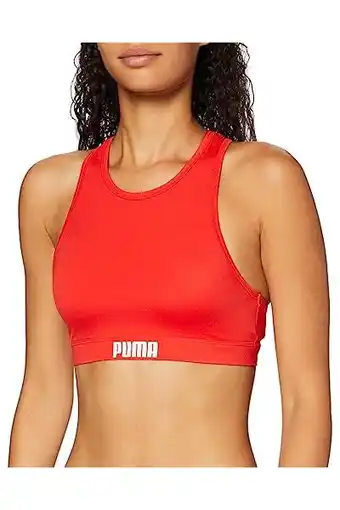 Amazon Puma racerback swim top dames bikinitop aanbieding