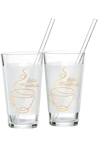 Amazon Ritzenhoff & breker latte macchiato glazenset koffie, 4-delig, helder aanbieding