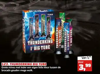 Tuincentrum de Driesprong 123. THUNDERKING BIG TUBE aanbieding