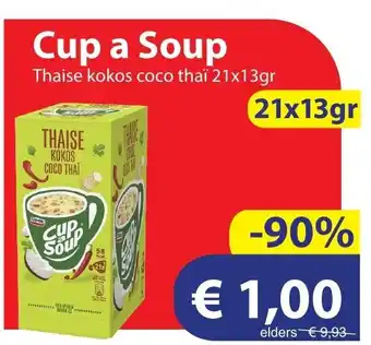 Die Grenze Cup a soup 21x13gr aanbieding