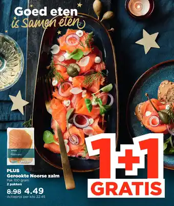 PLUS Plus gerookte noorse zalm aanbieding
