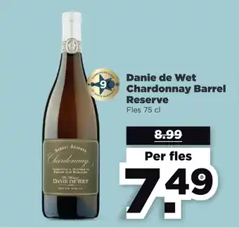 PLUS Danie de wet chardonnay barrel reserve aanbieding