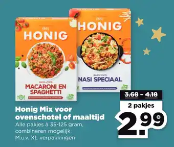 PLUS Honig mix voor ovenschotel of maaltijd aanbieding