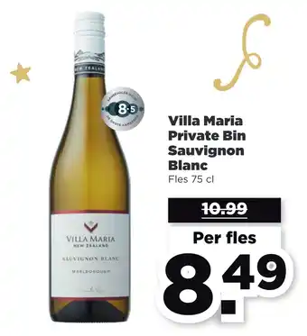 PLUS Villa maria private bin sauvignon blanc aanbieding